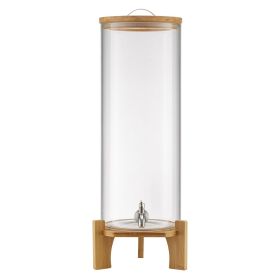 Drink Dispenser 3.5 Gal Beverage Dispenser for Parties Glass with Stand
