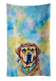 Mastiff Hippie Dawg Kitchen Towel Dish Cloths Guest Hand Towel Decorative Bathroom Towel for Face,Tea, Dishcloth, Kitchen and Bath