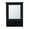 Medicine Cabinet Gibson, Bathroom, Black